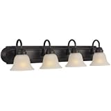 Allante Collection Indoor Lighting Oil Rubbed Bronze Finish with Fros