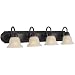 Allante Collection Indoor Lighting Oil Rubbed Bronze Finish with Fros Image