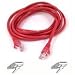 3ft Cat5e Red Patch Cord Snagless