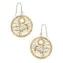 14kt. Yellow Gold, Dream Catcher Earrings