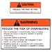 Sauna Accessories - Set of Metal Warning Signs ACCES-FIN-MWS