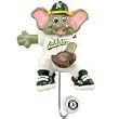Oakland Athletics 7" Mascot Wall Hook - Set of 3 - MLB Baseball