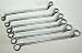 6 Pcs Offset Spanner Wrench Set - Metric
