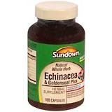 Echinacea and Goldenseal Plus Capsules, by Sundown - 100 Capsules