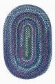 22 x27 Heart Chestnut Knoll Baltic Blue Blue/Dark Blue/Navy by Colonial Mills (CMI) Chestnut Knoll