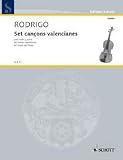 Produkt-Bild: Set can&ccedil;ons valencianes: Violine und Klavier. (Edition Schott)