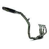 07-08 KAWASAKI ZX6R: AKRAPOVIC EVOLUTION FULL SYSTEM EXHAUST - CARBON FIBER (TITANIUM)
