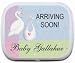 Baby Shower Party Favors - Mint Tins - Stork
