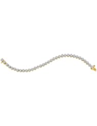 4.00CT-DIA FLOWER BRACELET