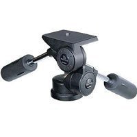 Giottos MH-5000 3-way Fluid Pan Head with Quick Release Lever Lock, Supports 18 lbs.
