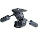 Giottos MH-5000 3-way Fluid Pan Head with Quick Release Lever Lock, Supports 18 lbs.