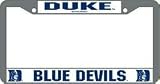 Duke Blue Devils Chrome License Plate Frame
