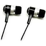 CELLET TRUE STEREO 3.5MM DUAL EARBUD HEADSET EAR HEADPHONES for RIM BLACKBERRY 8300 / 8320 / CURVE, IPODS, IPHONE, MP3 PLAYERS, PC, LAPTOPS, ETC... - RETAIL PACKAGING
