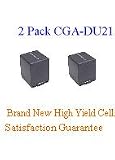 Pro Power CGA-DU21 CGA-DU21A/1B Battery TWO PACK for Panasonic VDR, PV, VW, and NV Series MiniDV and DVD Camcorder: VDR-D250 VW-VBD07 PV-GS31 NV-GS70 ** Includes MINI-TRIPOD **