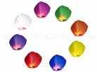 Produkt-Bild: 10 Himmelslaterne Skyballon Skylaterne Gl&uuml;ckslaterne Sommerlicht bunt NEU