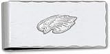 Philadelphia Eagles 5/16 Sterling Silver Head on Nickel Plated Money Clip