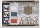 2007 SPx Winning Trios Jerseys #CBS - Daunte Culpepper/Ronnie Brown/Junior Seau
