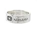 NAMASTE Word and Sun Band Ring in Sterling Silver, Sizes 6, 7, 8, and 9, #7911