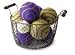 BoHo Indoor Bocce Ball Set with Small Wire Mesh Basket