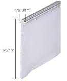 CRL Gray Shower Door Star Tip Vinyl Seal and Sweep - 36 in long