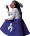 1603 Child Costume Felt Poodle Skirt