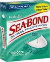 Sea Bond Upper Denture Adhesive Wafers Fresh Mint, 30 count (Pack of 3)