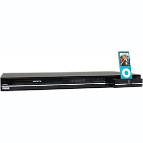 RCA DRC300iH DVD Player with Dock for iPod and iPhone 