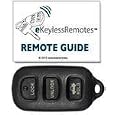 2002-2006 Toyota Camry Keyless Entry Remote Fob Clicker With Free Do-It-Yourself Programming and Free eKeylessRemotes Guide