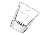 Personalized Clear Shot Glass with Free Engraving and Shipping