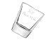 Personalized Clear Shot Glass with Free Engraving and Shipping