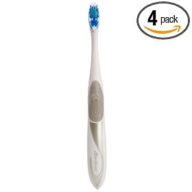 Spinbrush Swirl Full Head Battery Powered Toothbrush (Pack of 4)