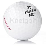  : 60 MINT PRECEPT MC DISTANCE USED GOLF BALLS + FREE TEES