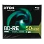 TDK BD-RE Dual Layer Blu Ray Disc, 50gb, 1-Pack (Jewel Case)