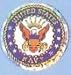 3 Round United States Navy Sticker