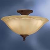 Kichler Parisian Bronze Kempton Park Ceiling Lighting Close to Ceiling