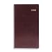 47 Bonded Leather Monthly Calendar - January 2009 - Burgundy