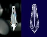 38mm Crystal Icicle U-Drop Pencil Prisms #432-38