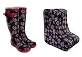 Funky Wellies Size 6 With Free Matching Carry Bag