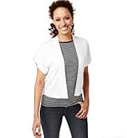 Open Front Cropped Cardigan