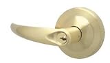 Schlage ND12D-606 Satin Brass Exit Lock Omega Lever