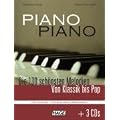 Piano Piano mittelschwer. Notenbuch mit 3 CDs