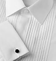 Sartorial Pure Cotton Pleated Dinner Shirt with Stain Defence™