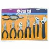 8-Piece Steel Plier and Wrench Tool Set