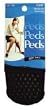 Peds Ladies No Show Socks (Footies) Non Skid Toe Cap - 2 Pair