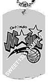 ORLANDO MAGIC NBA-Necklace-Dogtag-FREE CHAIN & GIFT BOX