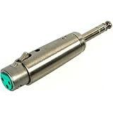 New Switchcraft 386ax 1/4 Inch Male-To-Xlr Female Audio Adapter Solving Interconnection Problems