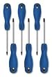 Westward 1CLF6 Combination Torx Screwdriver Set, 6 PC