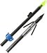 HORNET Carbon Fiber Arrow with Piranha Point, AMS Safety Slide and Snap-On Nock