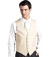 Autograph Pure Linen 5 Button Eveningwear Waistcoat