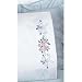 Flowers, Ribbons, & Bows Stamped Embroidery Dresser Scarf